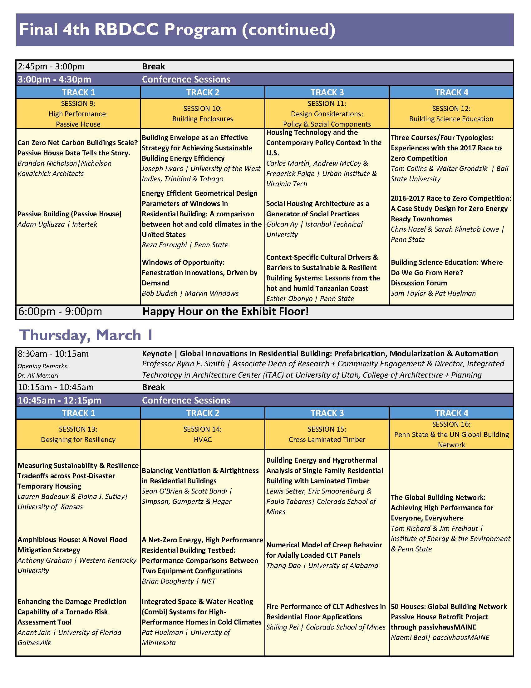 RBDCC Final Schedule Page 2